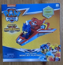 Nickelodeon Paw Patrol Mighty Pups Super Paws Mini Jet Playset