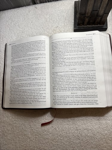 The Message Holy Bible Bonded Large Print Numbered Edition NAVPRESS 2002 - Picture 18 of 19