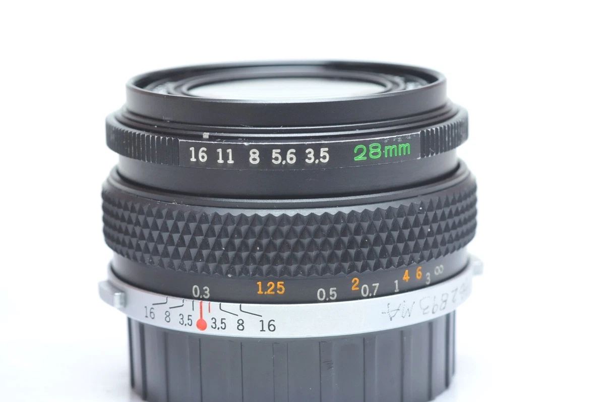 F/3.5 Camera Lenses Olympus Zuiko 28mm Focal for sale | eBay