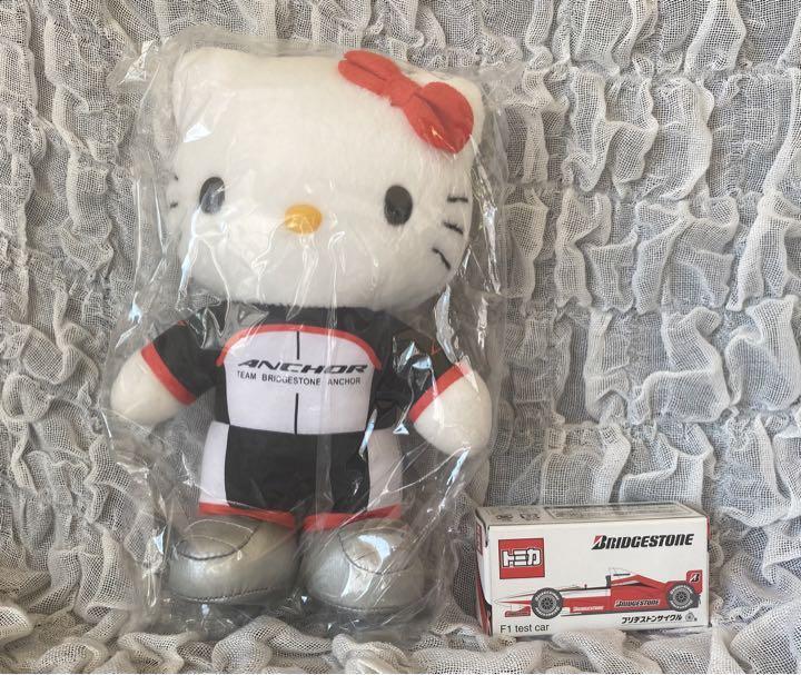 珍しい一点物❗️希少品！　F1 キティちゃん　トミカ　ブリジストンセット 珍しい一点物❗️希少品！ F1 キティちゃん トミカ ブリジストンセット