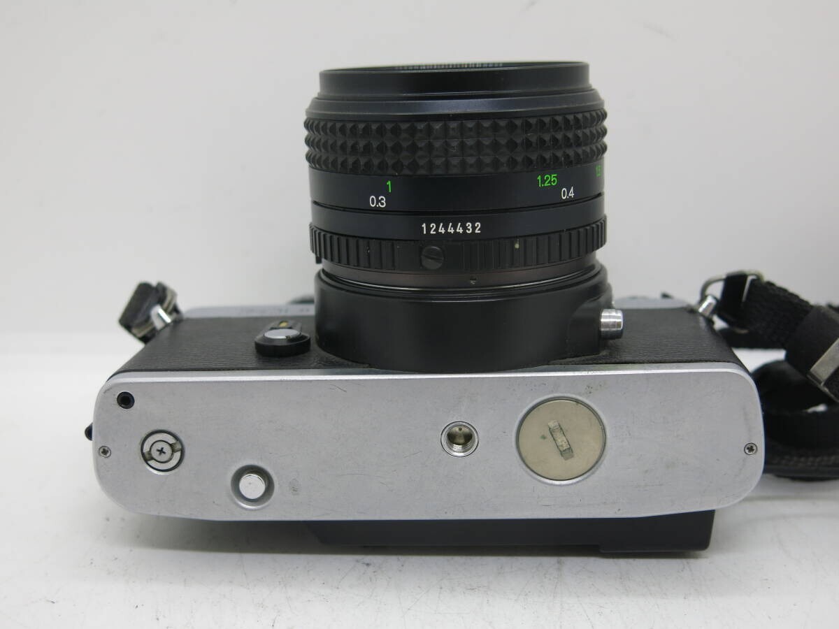 Minolta XD Silver SLR Film Camera + MD W Rokkor 50mm 2.8 35mm lens