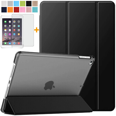 Lonfeid Schutzhülle + 9H Hartglas für iPad 6. Gen /5. Gen/ Air 2 (2014) / Air -3