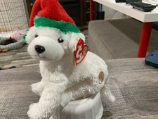 TY BEANIE BABIES DOG TINSEL OF THE MONTH