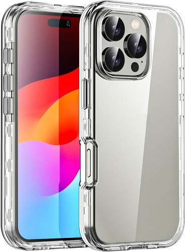 Shockproof Case For iPhone 16 15 14 Plus 13 12 11 Pro Max Case Screen Protector - Picture 17 of 17