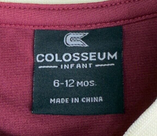NEW Florida State Seminoles Colosseum Athletics Maroon Romper One Pc Infant 6-12 - Picture 7 of 10