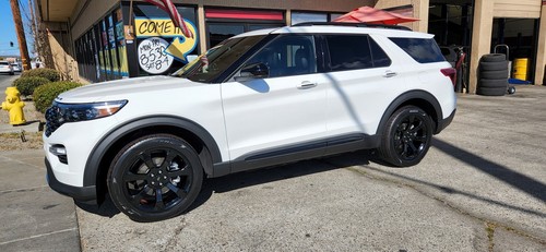 17" Ford Escape Gloss Black wheels rims Factory OEM set 3943 EXCHANGE - Picture 4 of 8