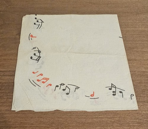Vintage1960s Disney Napkin Mickey Minnie Mouse #13 - Picture 2 of 2