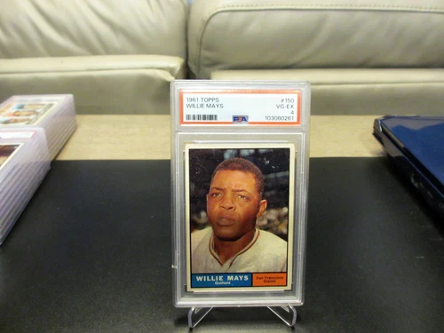 1961 TOPPS #150 WILLIE MAYS PSA 4 VG-EX (2025 Slab)