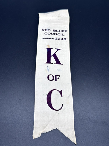 KNIGHTS OF COLUMBUS RED BLUFF COUNCIL #2249 RIBBON - L316