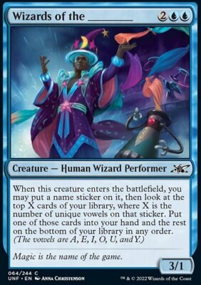 MTG Magic the Gathering Wizards of the _____ (64/654) Unfinity NM | eBay MTG Magic the Gathering Wizards of the _____ (64/654) Unfinity NM | eBay