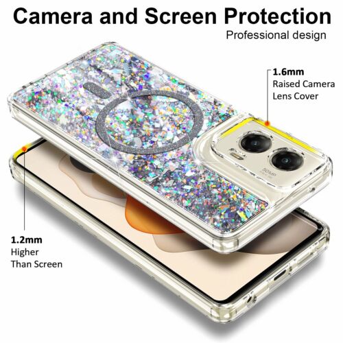 Für Motorola Moto g 5G 2024 / STYLUS / PLAY / POWER Hülle Magsafe Schutz Cover - Bild 75 von 101