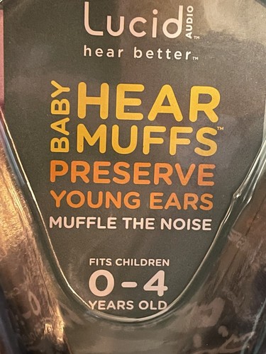 LUCID baby hear muffs preserve young ears, muffle the noise 0–4 years old Blue - Picture 3 of 4