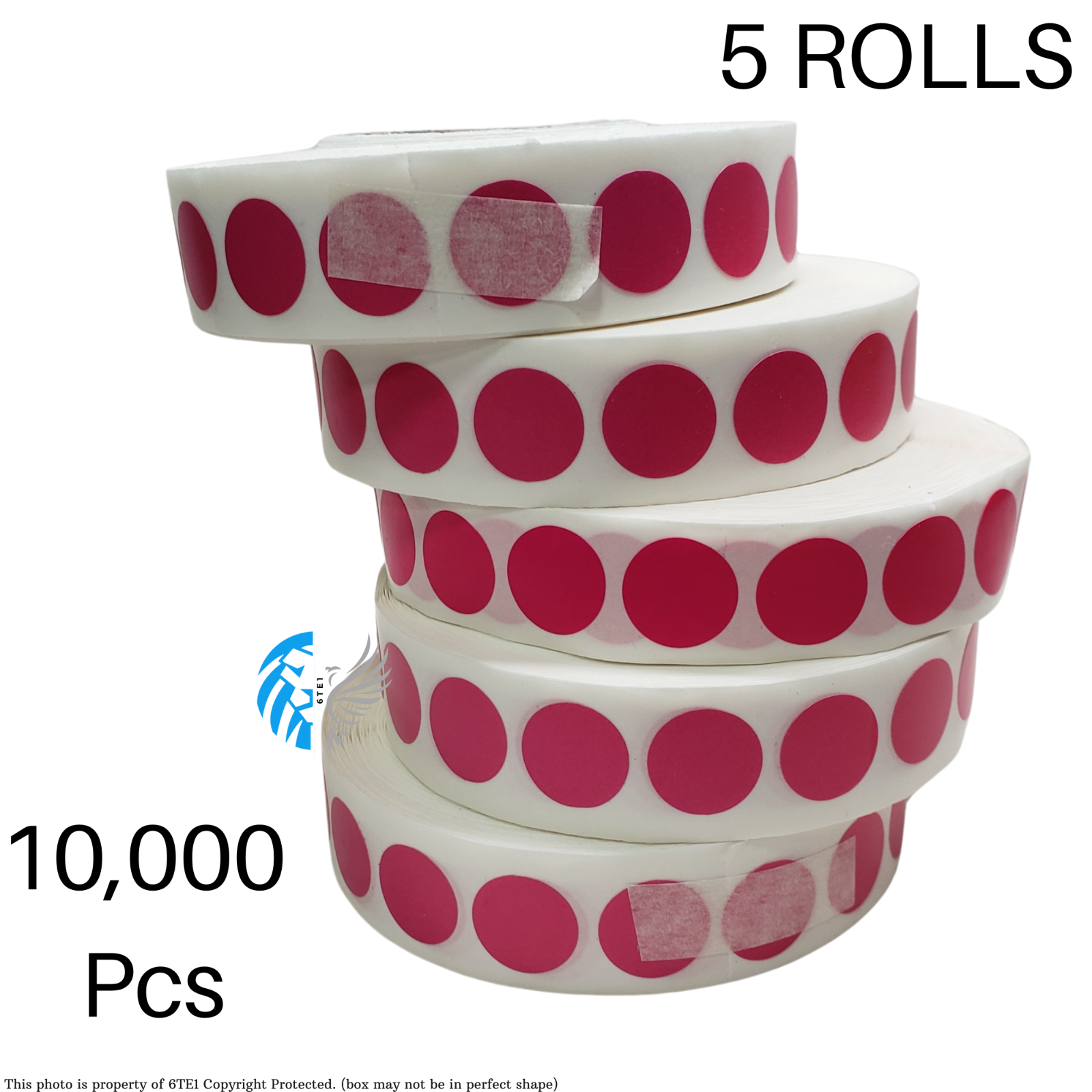 10,000 Pieces Rose Red 1/2