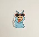 Cute Llama Decal Sticker For Laptop Or Skateboard 