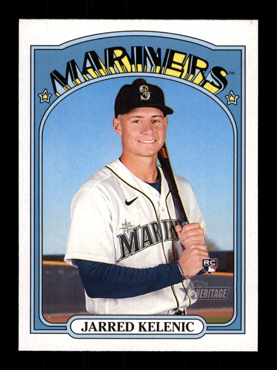 2021 Topps Heritage #584 Jarred Kelenic RC Seattle Mariners