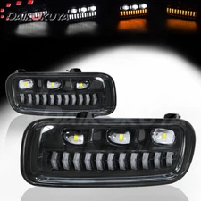 For 2004 2005 2006 Ford F-150 LED Fog Lights+DRL Front Bumper Turn Signal Lamps