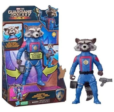 Marvel Studios Guardians of The Galaxy Vol. 3 Outrageous Rocket Figure 8'' New