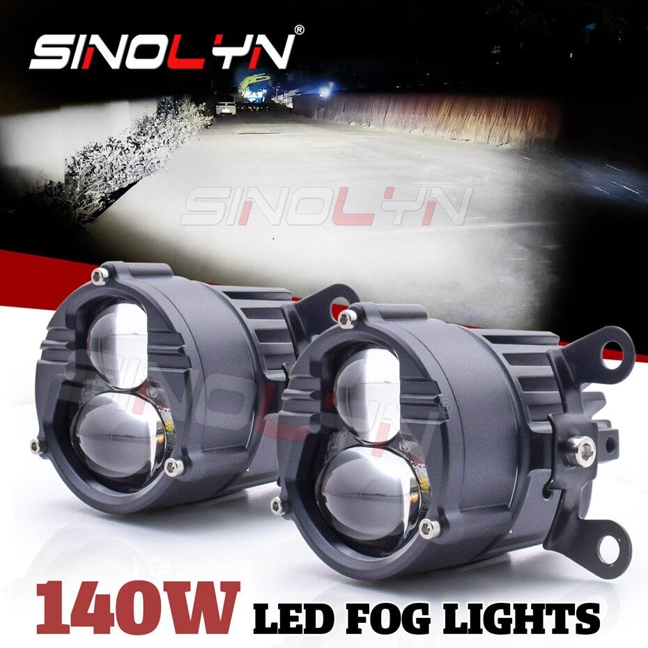 Bi LED Fog Lights LED Spotlight Projector Lens White Yellow Universal 12V 24V | eBay Bi LED Fog Lights LED Spotlight Projector Lens White Yellow Universal 12V 24V | eBay