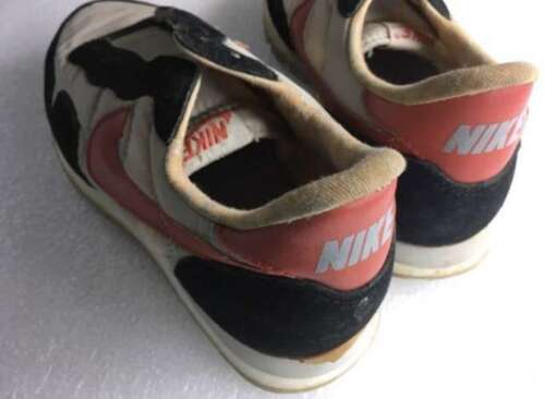 Nike anni 80 sneakers vintage colore grigio nero rosso scarpe sportive uomo - Foto 2 di 3