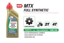 Castrol MTX 75W-140 Full Synthetic 1L Motorcycle Gear Oil 2T / 4T