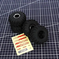 RCAWD Axial SCX24 Crawler Wheels & Rims Large Monter Truck Tires