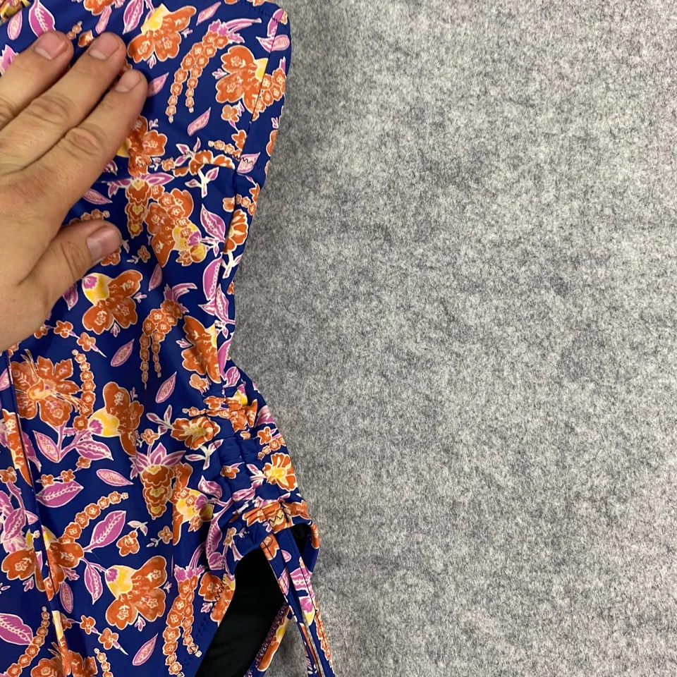 Traje de baño jcrew para mujer 4 Scribble Bikini de corte alto floral Paisley de una pieza Foto 3 de 4