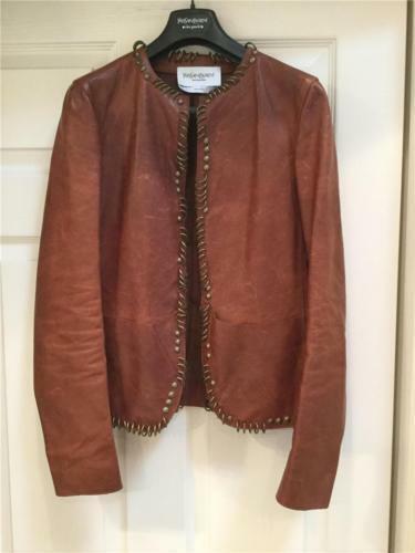 Vintage Tom Ford for YSL  Leather Jacket  2002 Br… - image 1