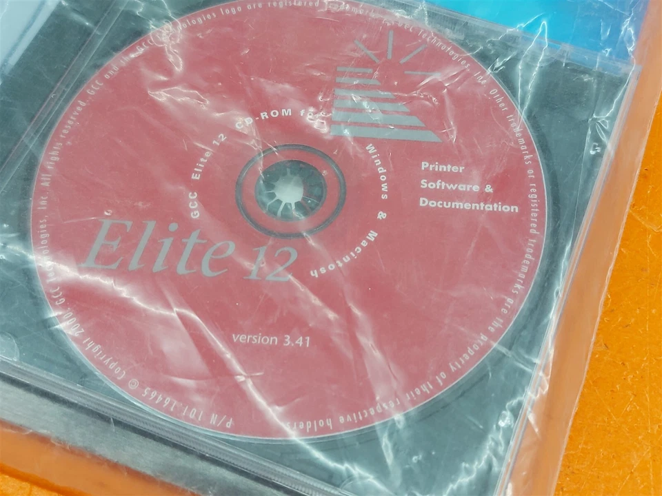 ⭐️⭐️⭐️⭐️⭐️ Printer GCC Technologies Elite 12 Series Installation Guide & CD - Image 2 of 3