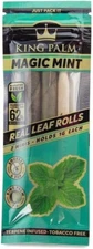 King Palm | Mini Size| Magic Mint | Organic Prerolled Palm Leafs | 2 Rolls
