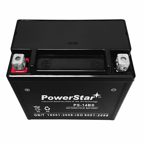 ATV Battery YTX14-BS for Honda FourTrax TRX Rubicon Foreman Rancher ATV's - Picture 3 of 3