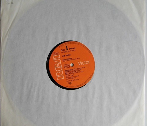 Iggy Pop – The Idiot RCA Victor – PL 12275 1st German 1977 Mint- - Bild 5 von 9