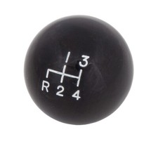 Gear Knob 4 Speed Black Round Gear Knob Assembly  4 Speed 4 Synchro Models