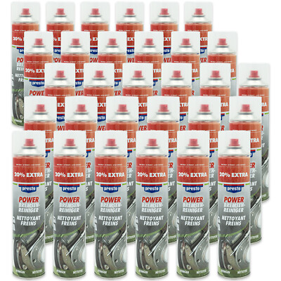 30x presto Power Bremsenreiniger Spraydose Teilereiniger 600ml