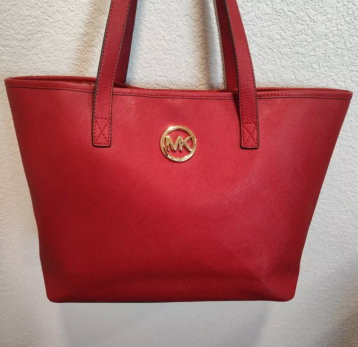 Extra Large RED LEATHER Tote Bag Red Leather Purse Red 