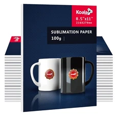 500 Sheets Wholesale Bulk Koala Sublimation Paper 8.5x11 Inkjet Heat Transfer