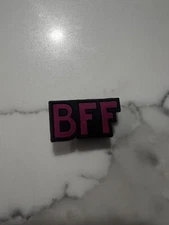 BFF Best Friends Forever Croc Charm 1 Pc Free & Fast Shipping Words Quotes Charm