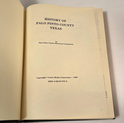 1986 1st Ed Palo Pinto County History Texas Genealogy Mineral Wells Baker Book - Picture 11 of 22