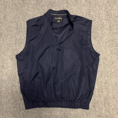 Footjoy Mens Size Medium 1/4 Snap Golf Vest