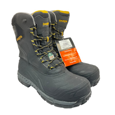 Dakota Men's Composite Toe Composite Plate 8907 T-Max ICEFX Boots Black 11M