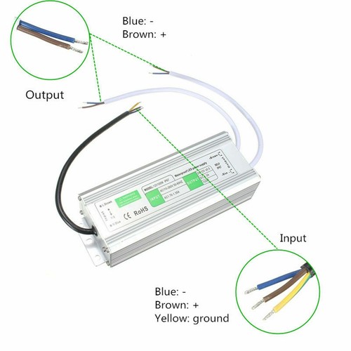 DC 12V LED Driver Trafo Treiber Transformator Treiber Netzteil 10-350 Watt IP67 - Bild 7 von 70