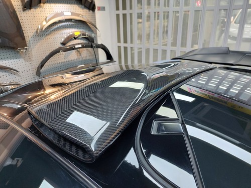 Cuchara de aire de techo de fibra de carbono seca apta para McLaren 720S 750S 765LT Senna Coupe - Imagen 4 de 17