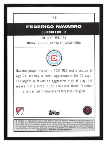 2022 Topps MLS #1-200 Base cards Pick Your Card(s) Complete Your Set - Picture 257 of 347