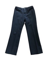 VINTAGE BLACK TAB LEVIS STRAIGHT CUT POLYESTER PANTS Jeans 36x30 Made In USA