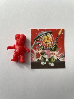 Figurine Minikins Red Garbage Pail Kids GPK Les Crados Outer Space Chase Rouge
