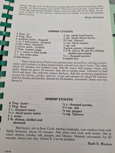 Cypress Junior Women's Club Cookbook ~ Marshall, Tx. ~ 1996 - Picture 14 of 18
