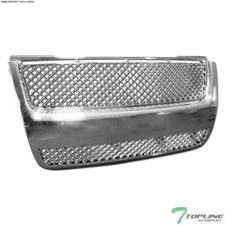 Topline For 2007-2010 Ford Explorer Sport Trac Mesh Front Bumper Grille - Chrome