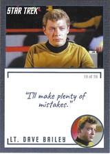 2020 STAR TREK TOS ARCHIVES & INSCRIPTIONS #17 Lt. Dave Bailey Var. 19 of 19
