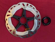 Image of Shimano Deore XT 180mm Disk Brake Rotor RT-MT800 Icetech Freeza Centre Lock NEW