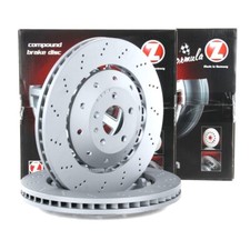 AUDI RS5 B8 (2010-2017) ZIMMERMANN COPPIA DISCHI FRENO ANTERIORI OEM