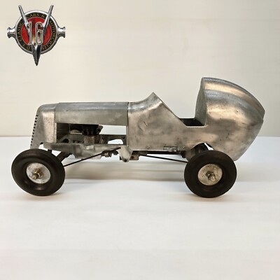 Vintage 1940s Dooling Brothers Speed Chief Tether Car with Super 60 O.K. Engine